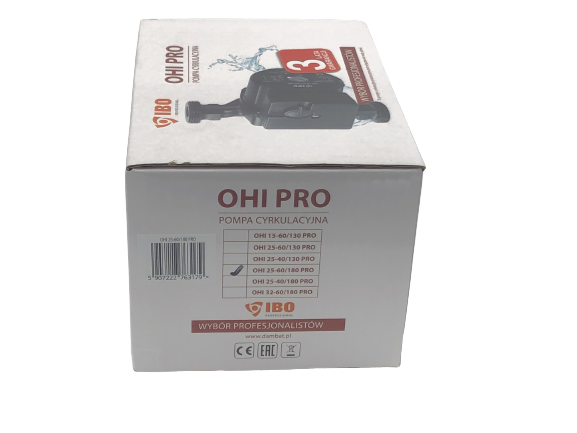 Umwälzpumpe IBO OHI 25-60/180 Heizungspumpe Pumpe Warmwasser Heizung  Nassläufer : : Baumarkt